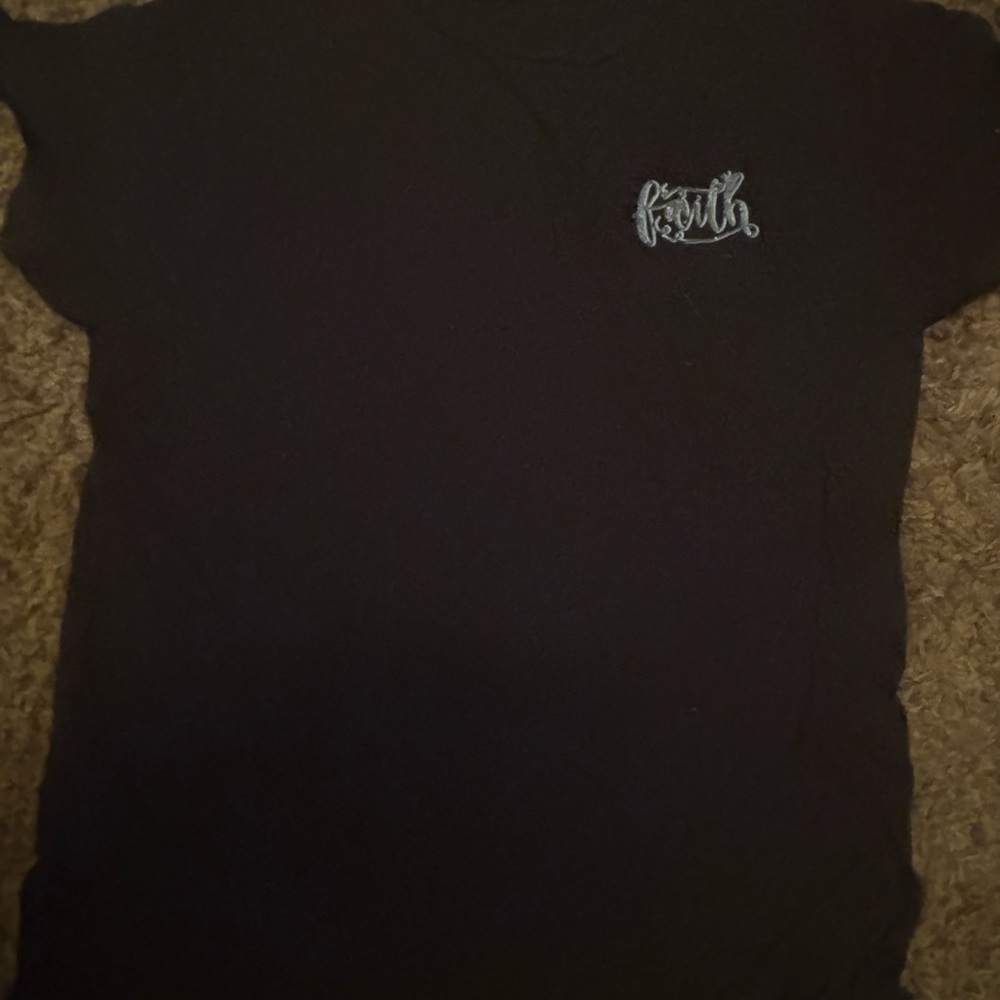 Black T-Shirt with cute font